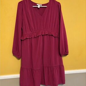 Isabel by Ingrid & Isabel Maternity Dress – Size Medium – Burgundy